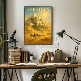 Zerzura Lost Oasis Adventure, Cultural or Heritage Poster PosterGoat