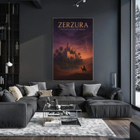 Zerzura Mirage: Mystical Adventure Travel Poster PosterGoat