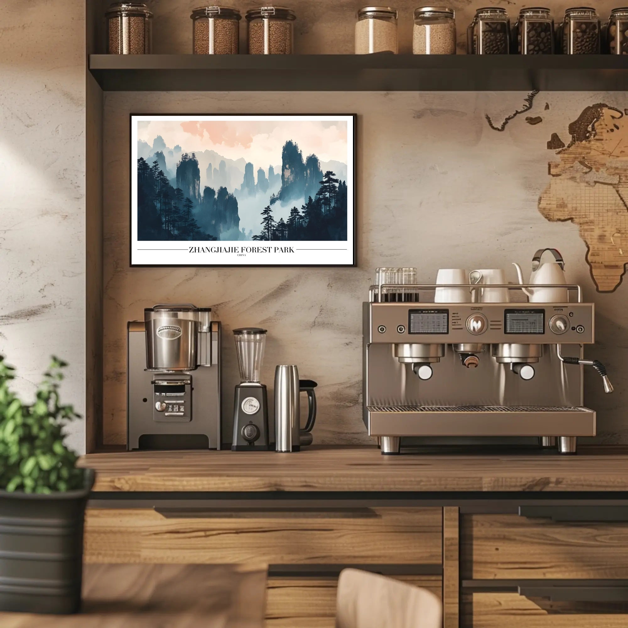 Zhangjiajie Forest Park Ethereal Beauty National Park Poster PosterGoat