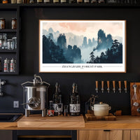 Zhangjiajie Forest Park Ethereal Beauty National Park Poster PosterGoat