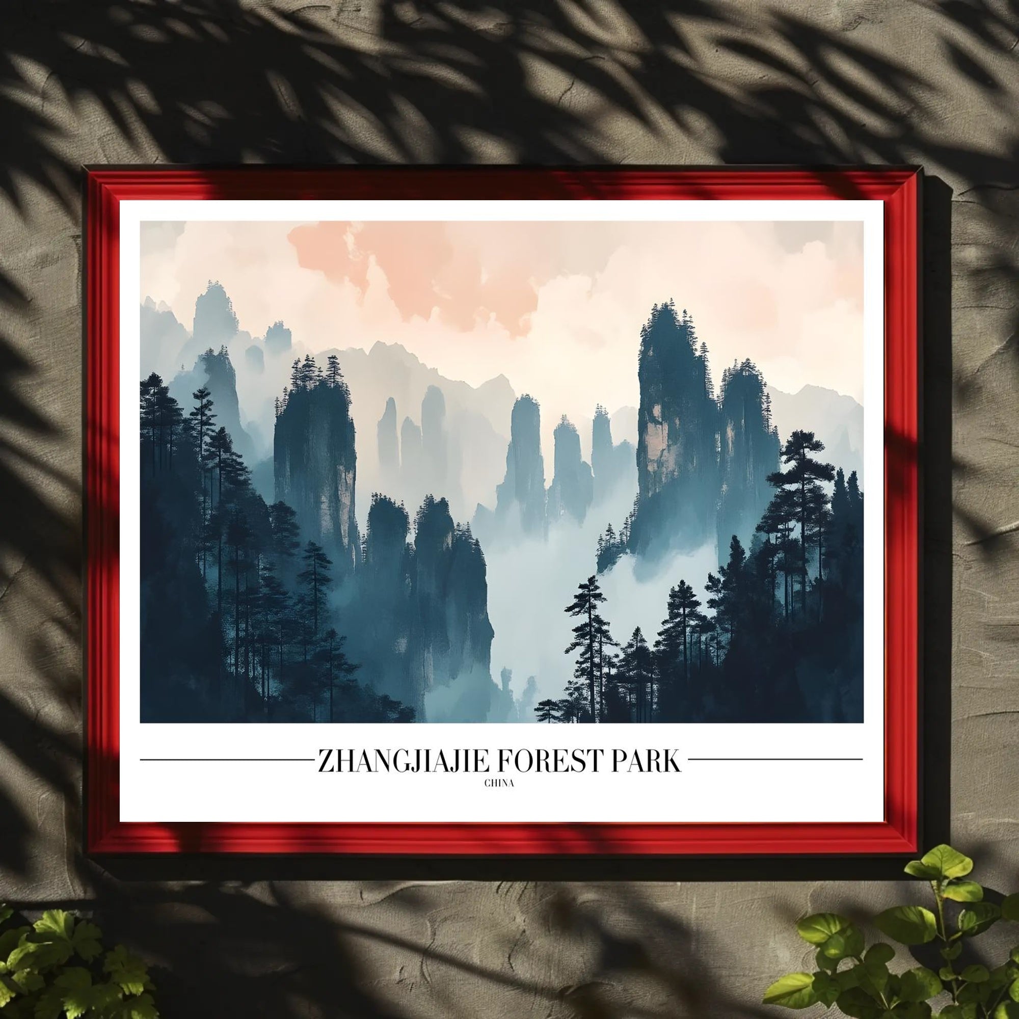 Zhangjiajie Forest Park Ethereal Beauty National Park Poster PosterGoat