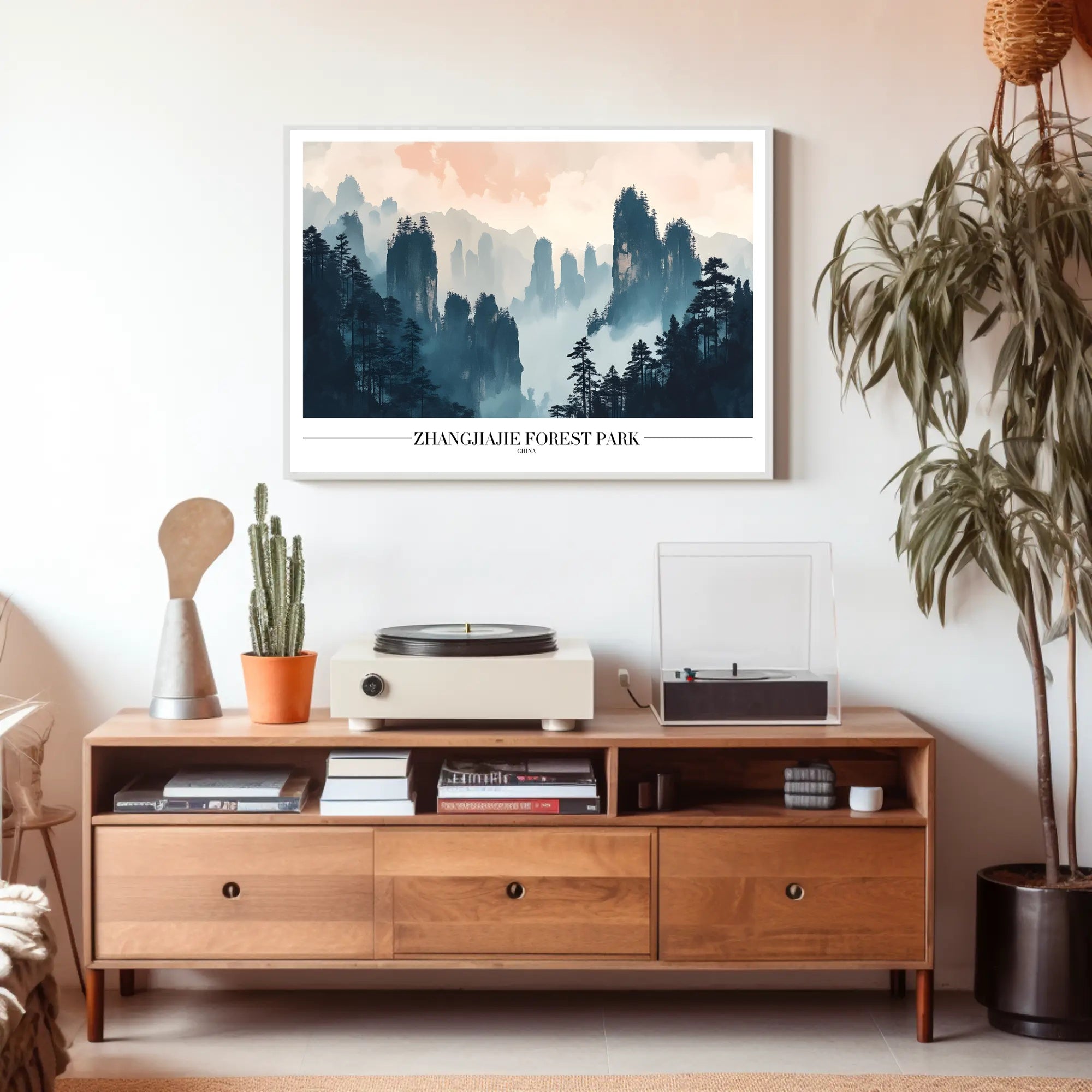 Zhangjiajie Forest Park Ethereal Beauty National Park Poster PosterGoat