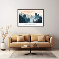Zhangjiajie Forest Park Ethereal Beauty National Park Poster PosterGoat