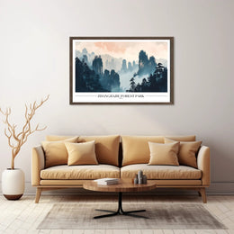 Zhangjiajie Forest Park Ethereal Beauty National Park Poster PosterGoat