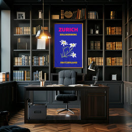Zurich Zollikerberg Swiss Flora Travel Poster PosterGoat