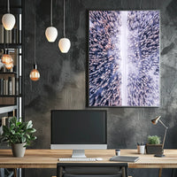 Winter Wonderland Aerial View Poster