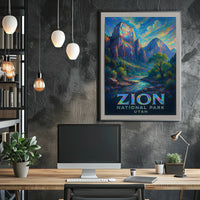 Zion National Park Poster