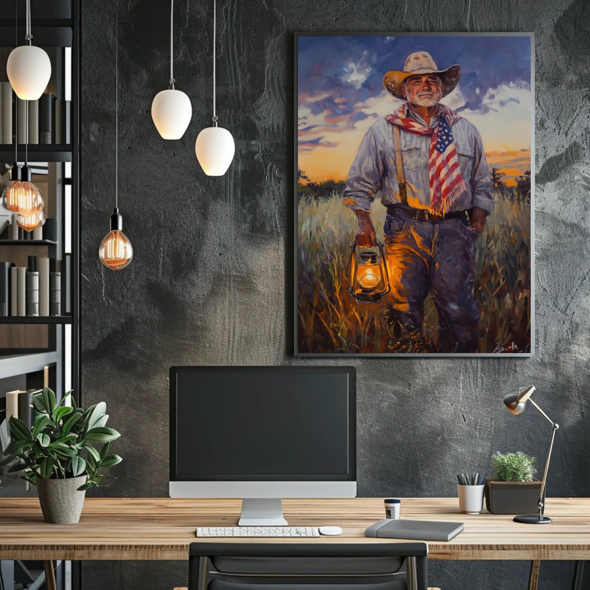 proud farmer Poster