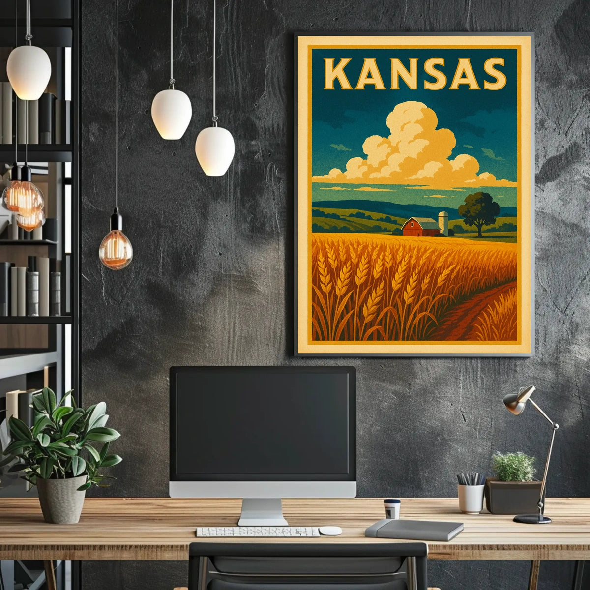 Kansas Countryside Poster