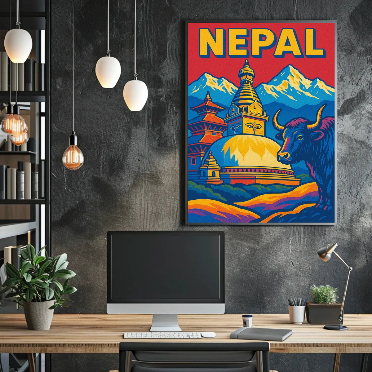 Nepal A Vibrant Tapestry Poster