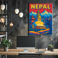 Nepal A Vibrant Tapestry Poster