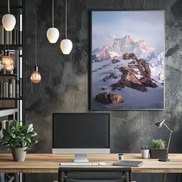 Majestic Mountain Peaks Poster