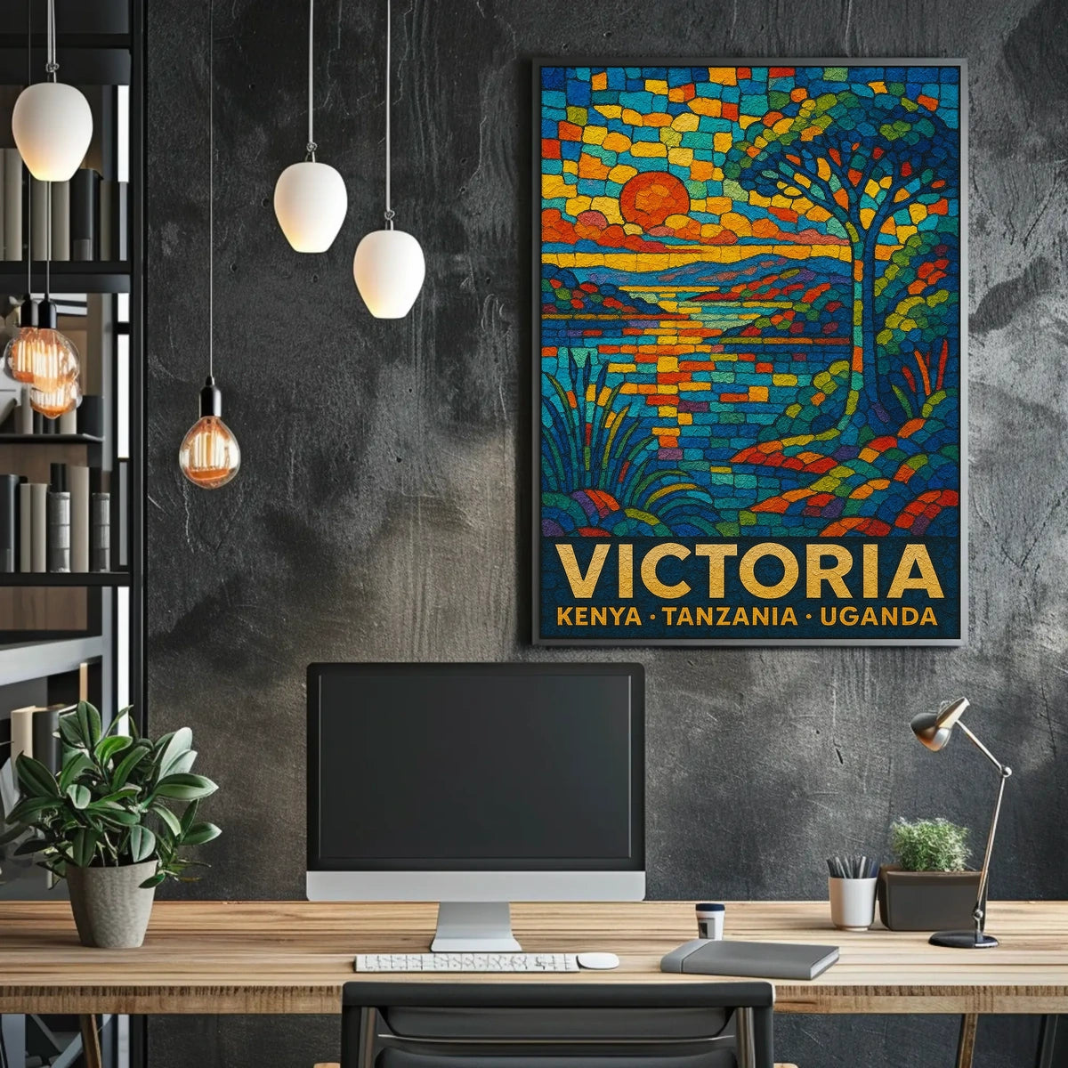 Victoria A Vibrant Landscape Poster