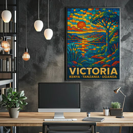 Victoria A Vibrant Landscape Poster