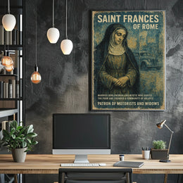 Saint Frances Of Rome Poster