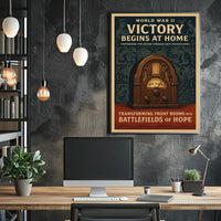 Victory Begins at Home Poster