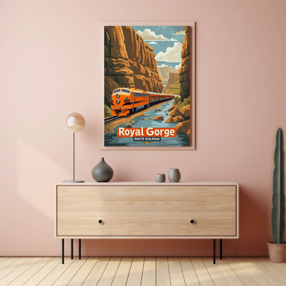 Royal Gorge Route Railroad Canyon Poster Poster