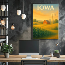 Iowa Countryside Poster