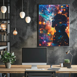 Dreamscape Silhouette Art Print Poster for Home Decor PosterGoat