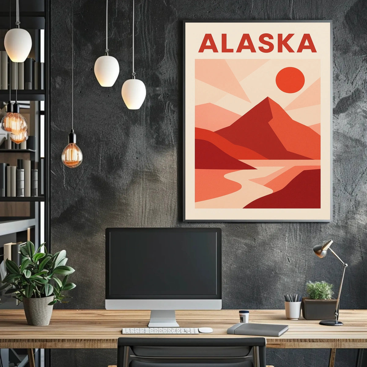 Alaska A Scenic Tribute Poster