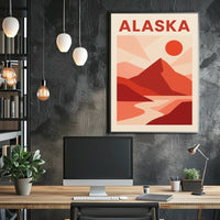 Alaska A Scenic Tribute Poster