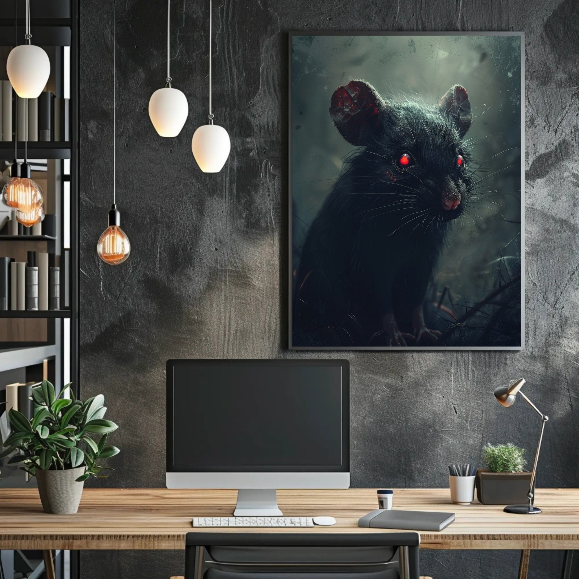 Enigmatic Creature of the Night Poster PosterGoat