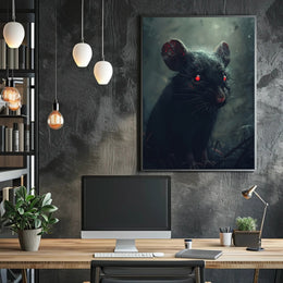 Enigmatic Creature of the Night Poster PosterGoat