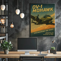 OV-1 Mohawk Engineering the Skies Poster