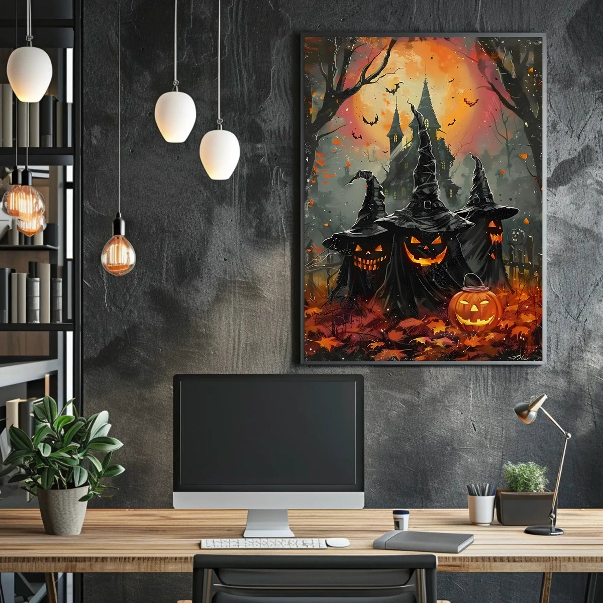 Enchanted Halloween Night Poster
