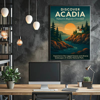 Discover Acadia Poster PosterGoat