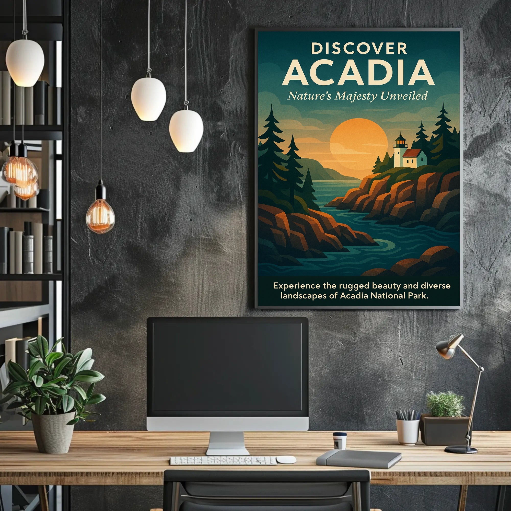 Discover Acadia Poster PosterGoat
