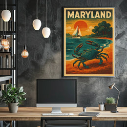 Maryland Coastal Charm Poster
