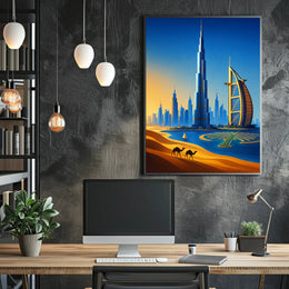 Modern Marvels of Dubai Poster