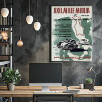 XXII Mille Miglia 1955 Porsche Poster