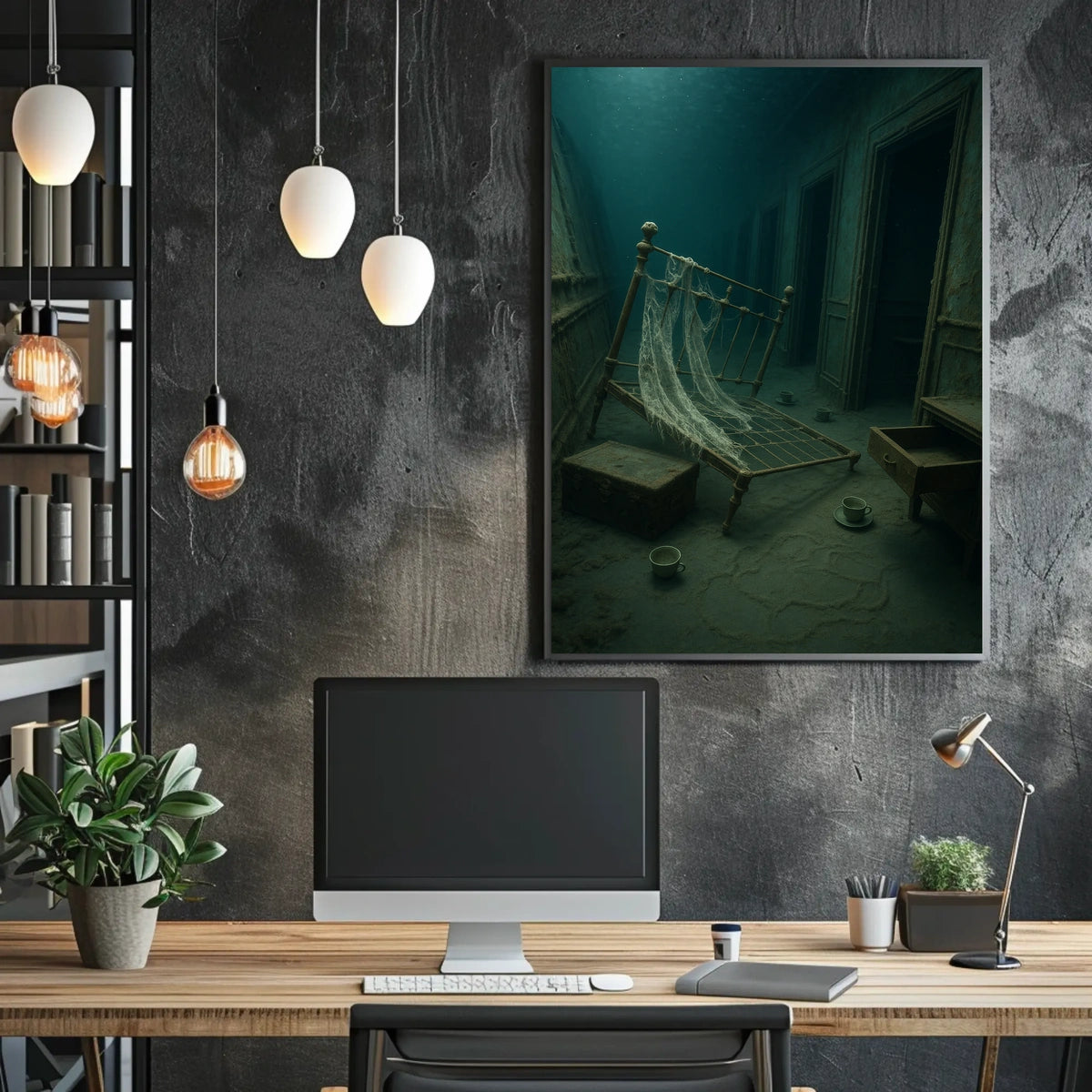 Submerged Serenity Poster