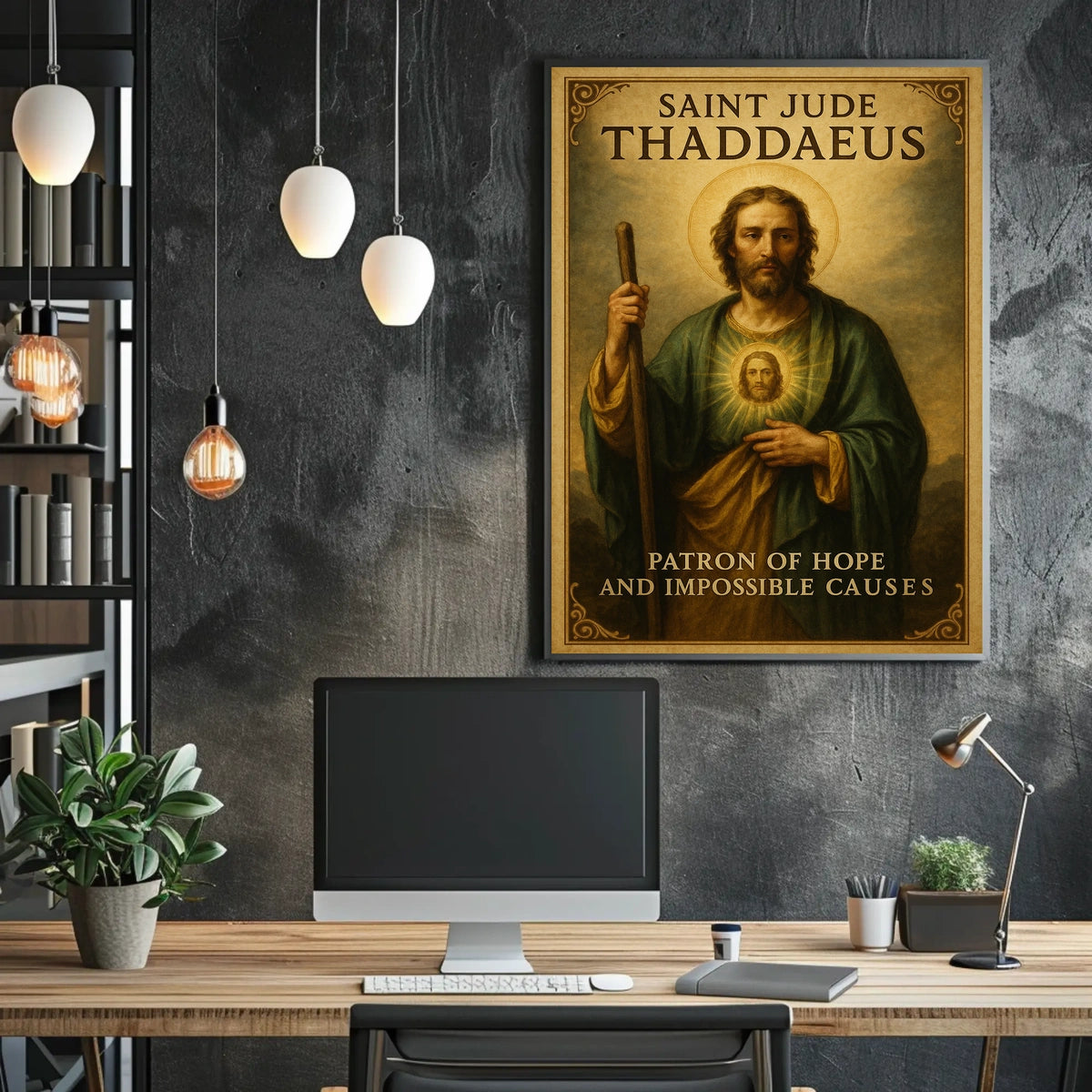 Saint Jude Thaddaeus Patron of Hope Poster
