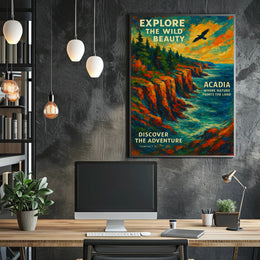 Explore the Wild Beauty of Acadia Poster PosterGoat