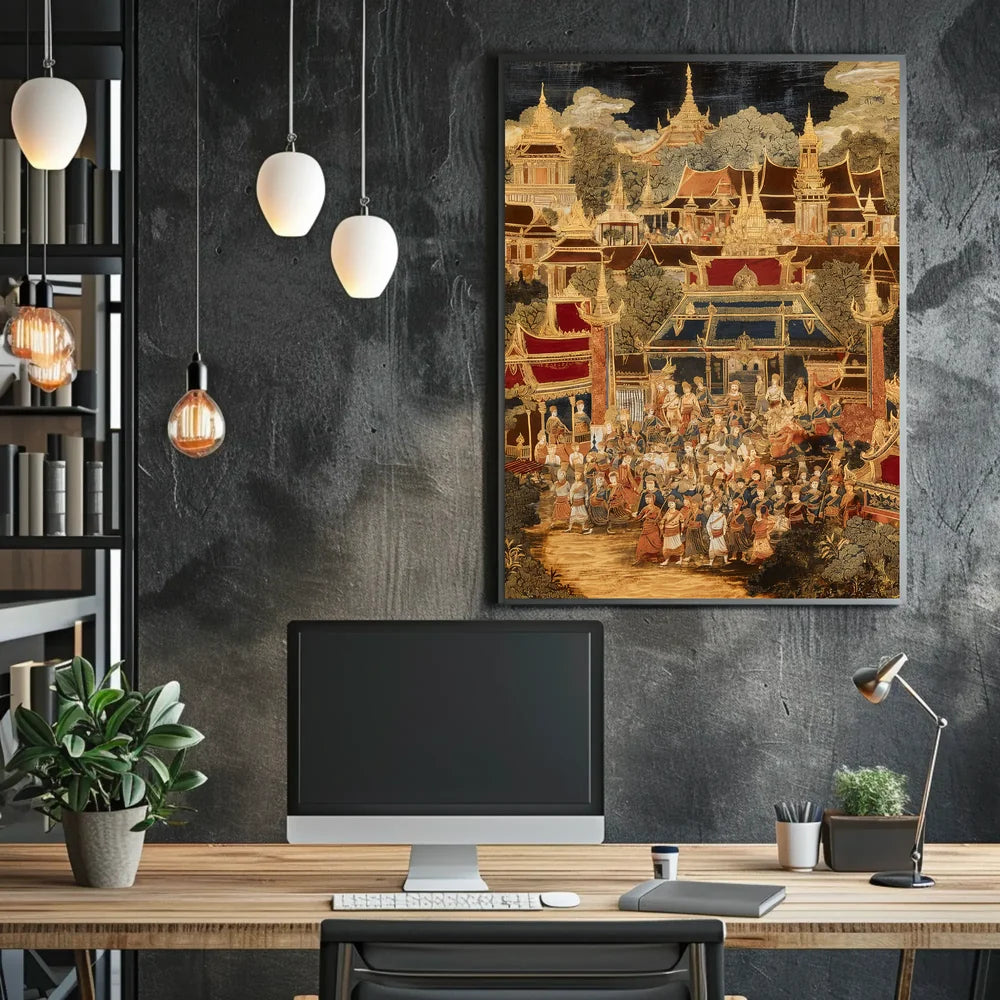 Abstract Nature Harmony Art Poster