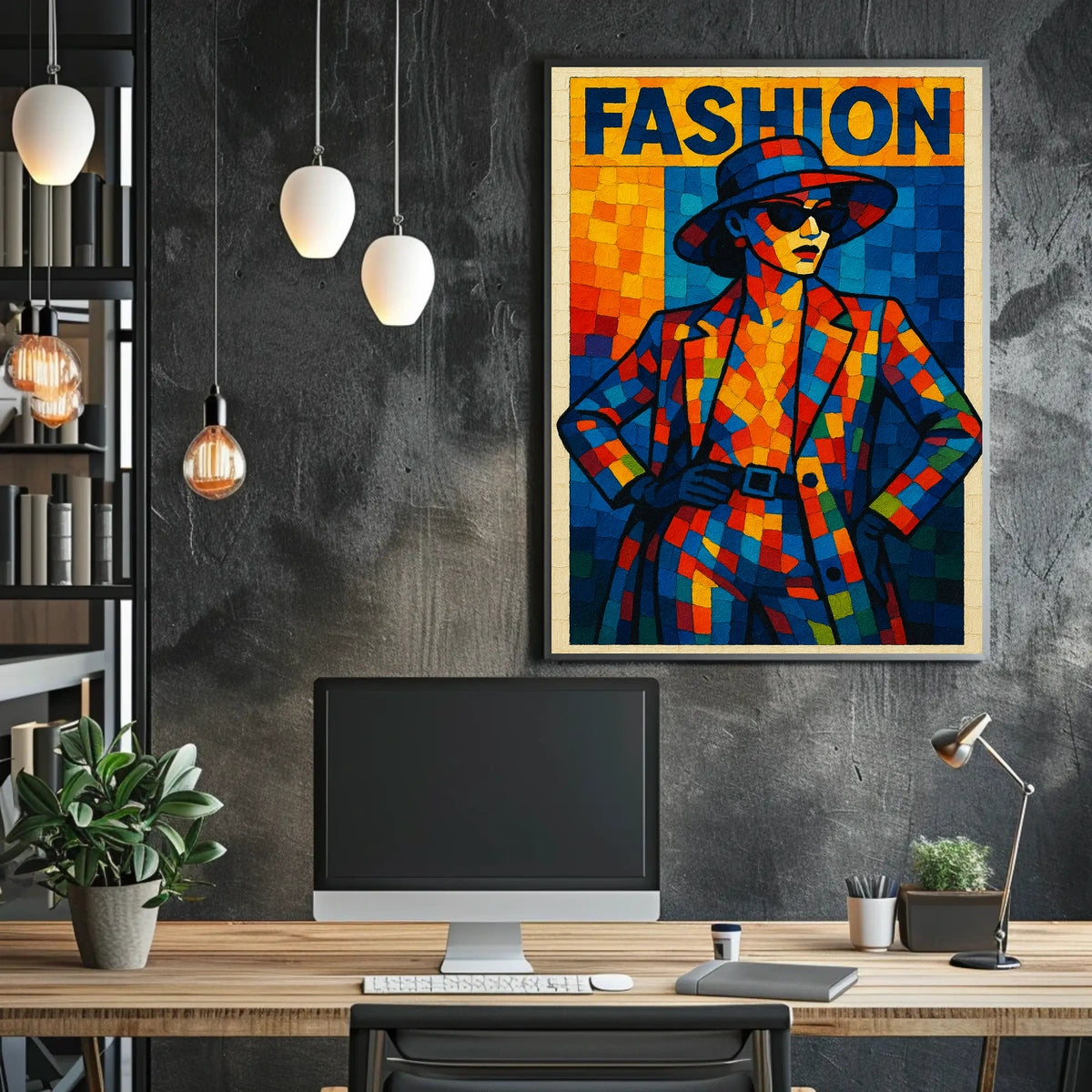 Vibrant Fashion Mosaic Poster