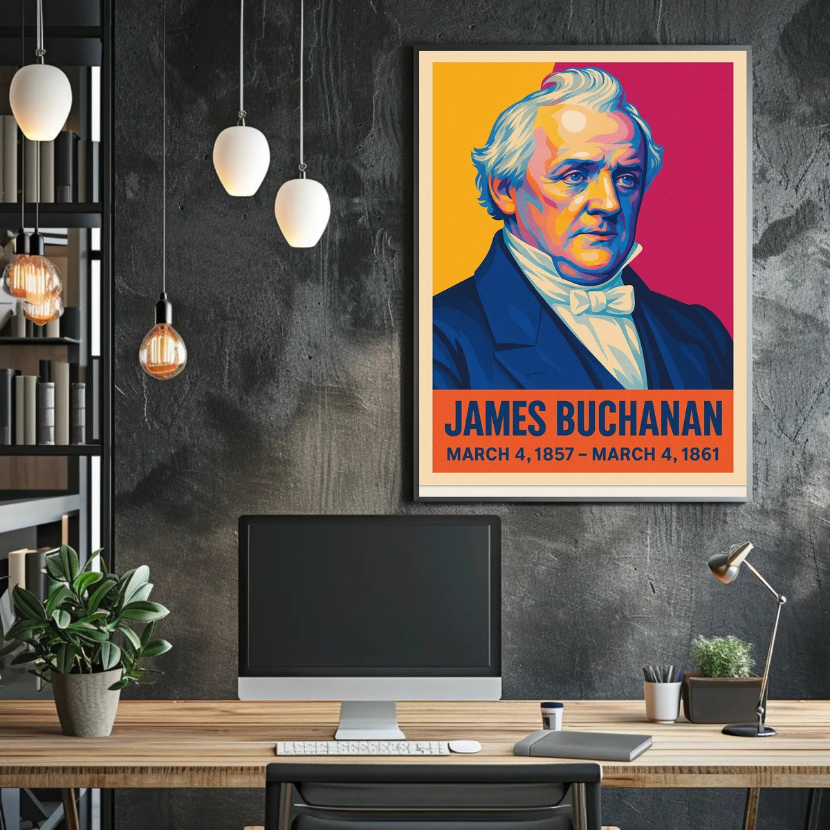 James Buchanan Poster