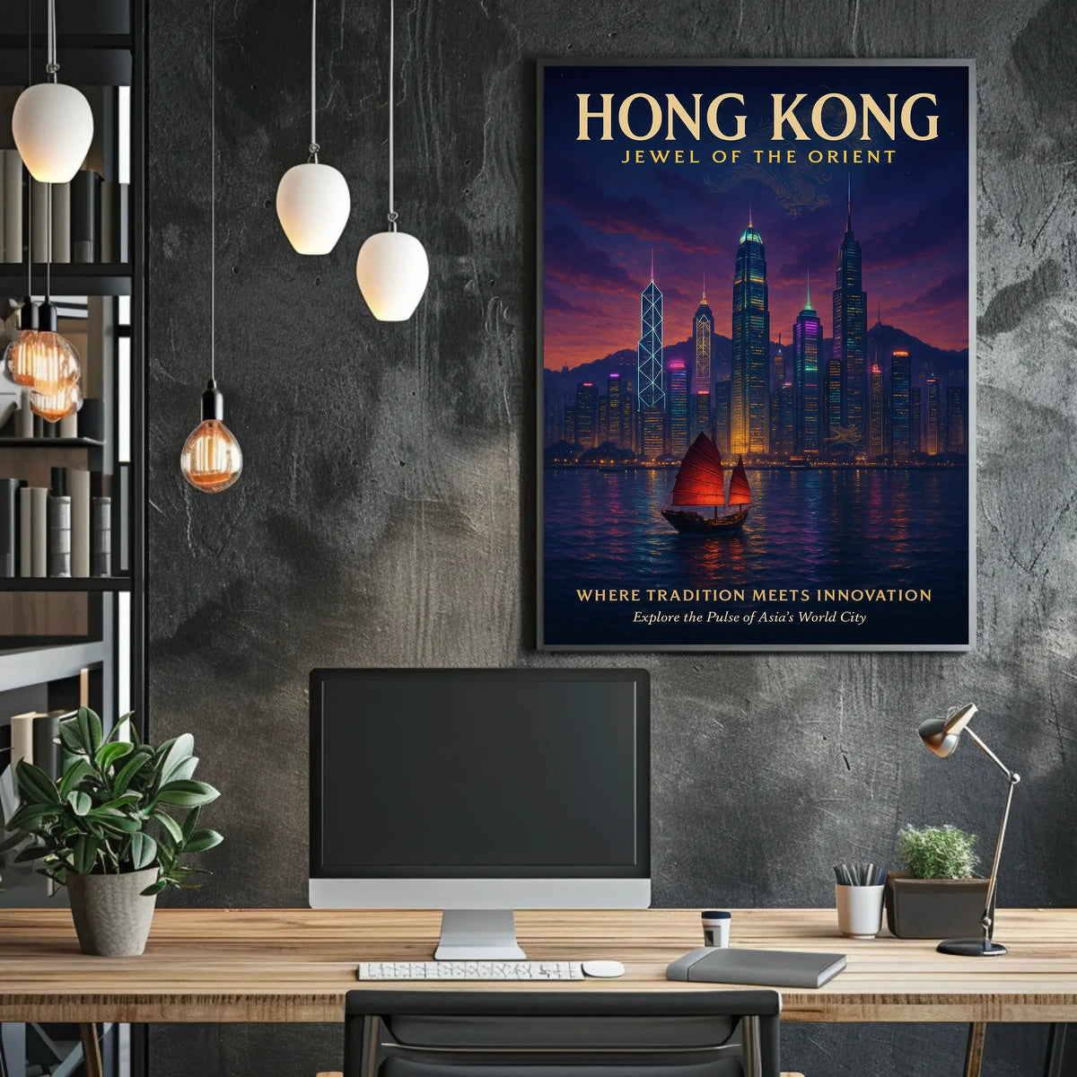 Hong Kong Jewel Of The Orient Poster