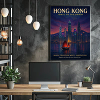 Hong Kong Jewel Of The Orient Poster