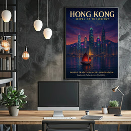 Hong Kong Jewel Of The Orient Poster