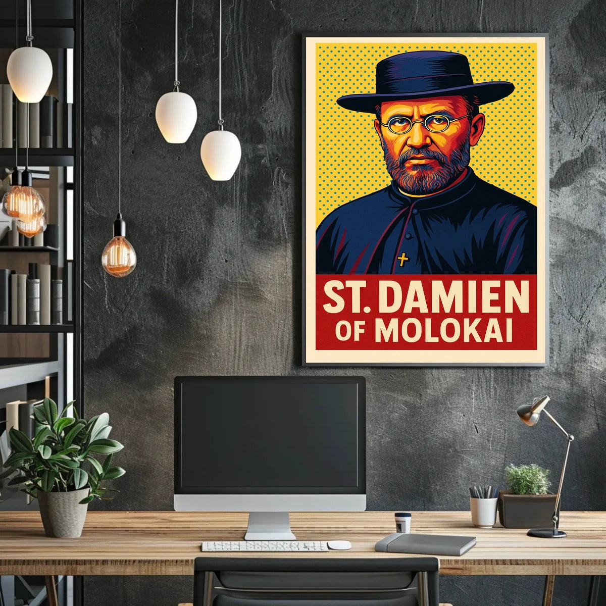 St. Damien of Molokai Poster
