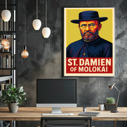 St. Damien of Molokai Poster