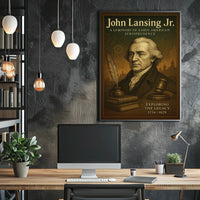 John Lansing Jr. A Luminary of Early American Jurisprudence Poster