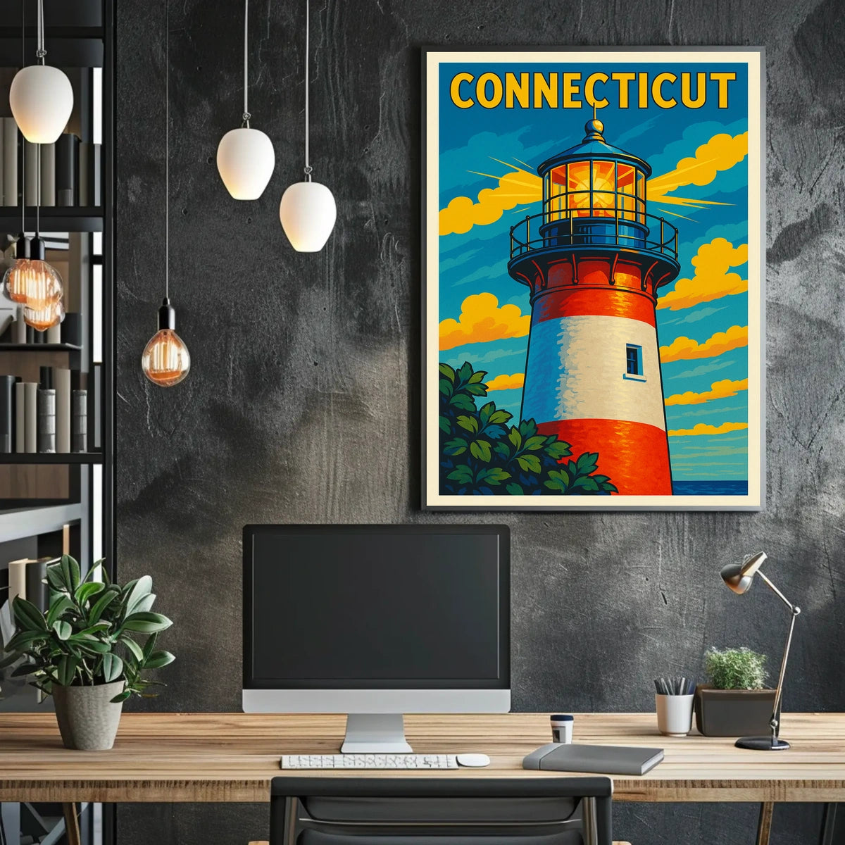Connecticut Lighthouse Poster