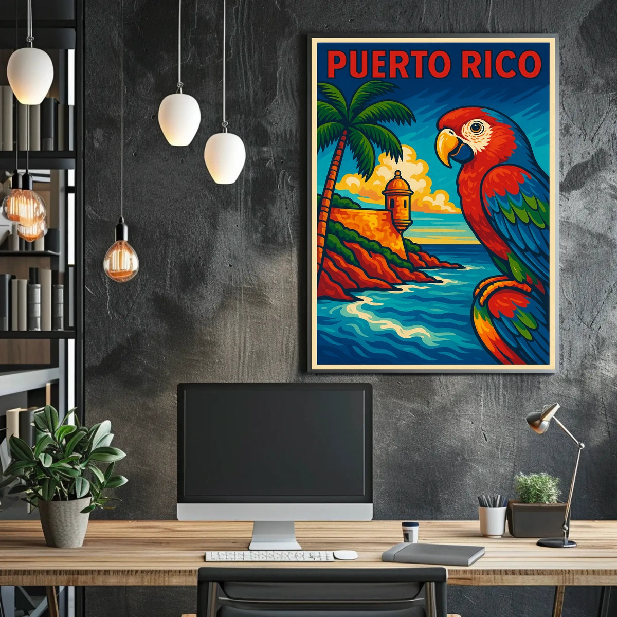 Vibrant Puerto Rico Poster