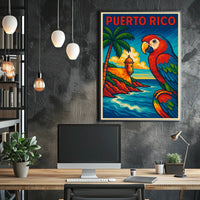 Vibrant Puerto Rico Poster