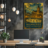 Milwaukee Frost And Firelight Poster